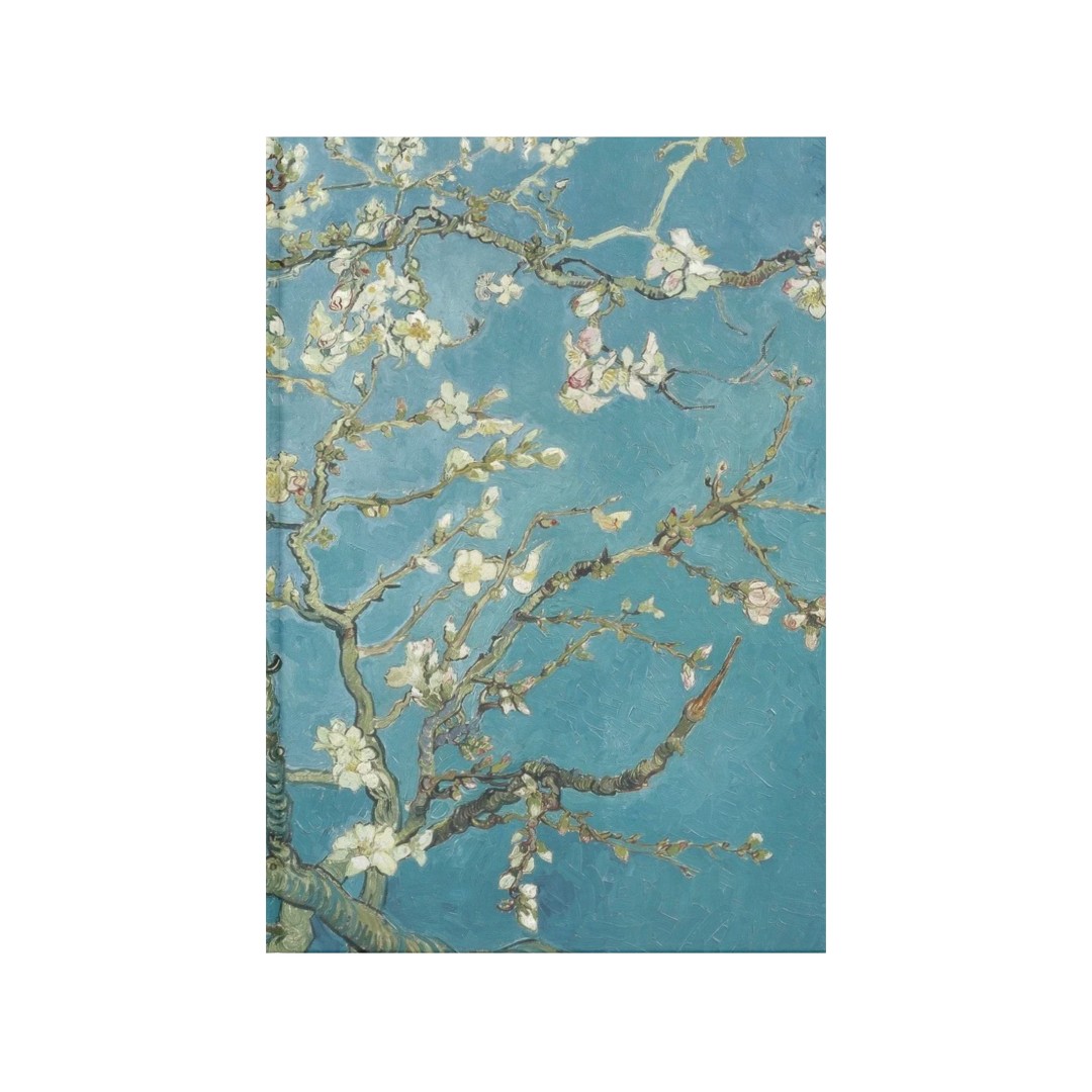 Libreta artesanal Almendros de Van Gogh