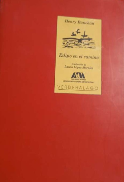 Edipo en el camino · Henry Bauchau